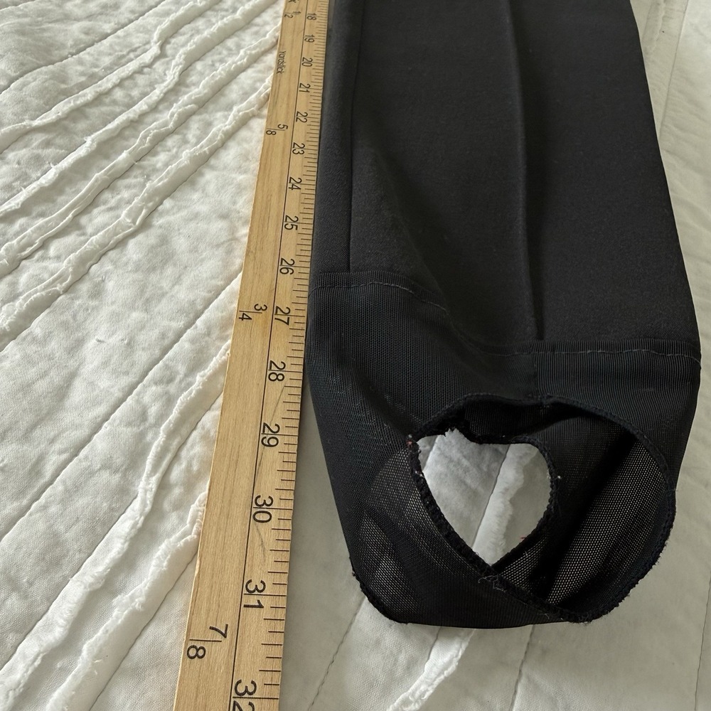 VTG Metropolis Snow Stirrup Pants Thick Ski Black Wool Blend Women 12 Lodge - Picture 7 of 9
